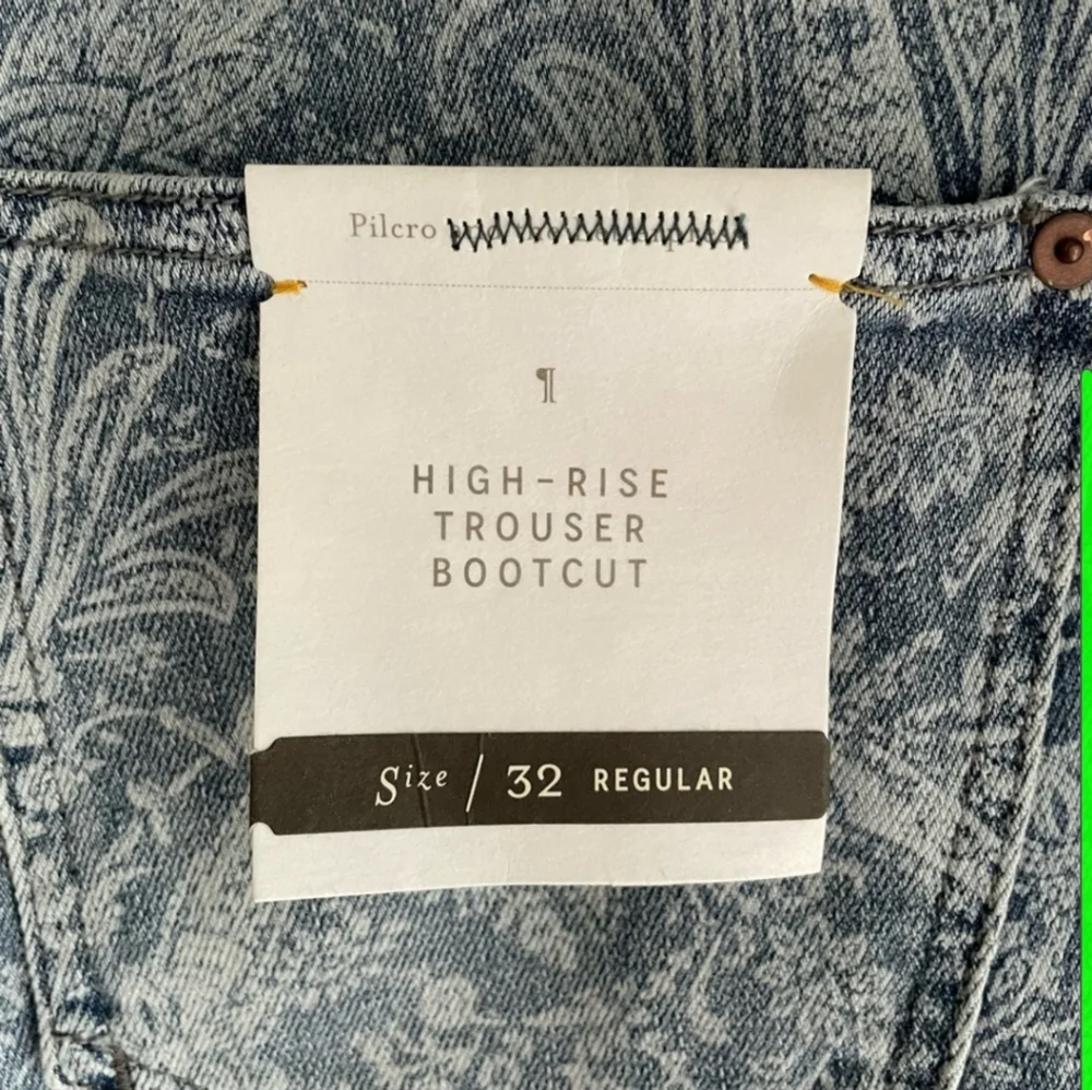 Anthropologie Pilcro and the Letterpress High Rise Trouser Boot Cut Jeans sz 32 - Picture 4 of 12